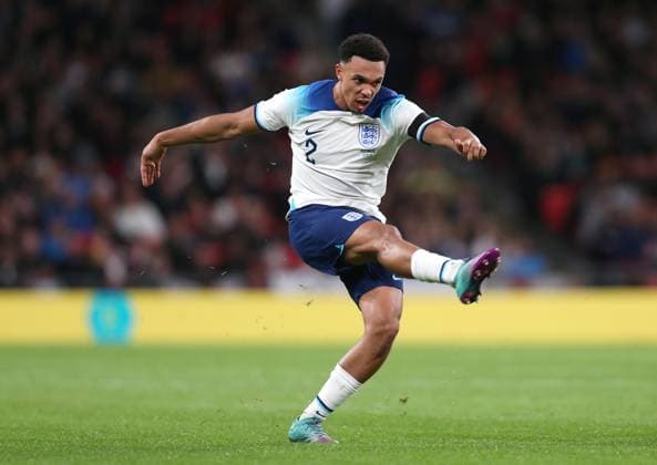 England v Australia, International Friendly, Länderspiel, Nationalmannschaft Match, Wembley Stadium, London, UK - 13th October 2023 Trent Alexander-Arnold of England & Liverpool. - England v Australia, International Friendly Match, Wembley Stadium, London, UK - 13th October 2023. London Wembley Stadium UK Copyright: xDanxWeirx CP_England_Australia_96