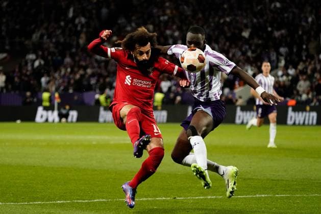 EDITORIAL USE ONLY No use with unauthorised audio, video, data, fixture lists, club league logos or live services. Online in-match use limited to 120 images, no video emulation. No use in betting, games or single club league player publications. Toulouse v Liverpool, UEFA Europa League, Group E, Football, Stadium TFC, Toulouse, France - 09 Nov 2023 EDITORIAL USE ONLY No use with unauthorised audio, video, data, fixture lists, club league logos or live services. Online in-match use limited to 120 images, no video emulation. No use in betting, games or single club league player publications. Copyright: xDavexWinter Shutterstockx 14188577bj
