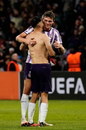 EDITORIAL USE ONLY No use with unauthorised audio, video, data, fixture lists, club league logos or live services. Online in-match use limited to 120 images, no video emulation. No use in betting, games or single club league player publications. Toulouse v Liverpool, UEFA Europa League, Group E, Football, Stadium TFC, Toulouse, France - 09 Nov 2023 EDITORIAL USE ONLY No use with unauthorised audio, video, data, fixture lists, club league logos or live services. Online in-match use limited to 120 images, no video emulation. No use in betting, games or single club league player publications. Copyright: xDavexWinter Shutterstockx 14188577cn
