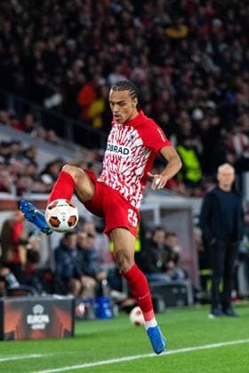 Kiliann Sildillia (SC Freiburg, 25) am Ball, GER, SC Freiburg vs FK TSC Backa Topola, Fussball UEFA Europa League, Gruppe A, 4. Spieltag, Saison 2023 2024, 09.11.2023 GER, SC Freiburg vs FK TSC Backa Topola, Fussball UEFA Europa League, Gruppe A, 4. Spieltag, Saison 2023 2024, 09.11.2023 Freiburg Copyright: xEibner-Pressefoto Memmlerx EP_MMR