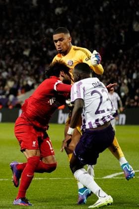 EDITORIAL USE ONLY No use with unauthorised audio, video, data, fixture lists, club league logos or live services. Online in-match use limited to 120 images, no video emulation. No use in betting, games or single club league player publications. Toulouse v Liverpool, UEFA Europa League, Group E, Football, Stadium TFC, Toulouse, France - 09 Nov 2023 EDITORIAL USE ONLY No use with unauthorised audio, video, data, fixture lists, club league logos or live services. Online in-match use limited to 120 images, no video emulation. No use in betting, games or single club league player publications. Copyright: xDavexWinter Shutterstockx 14188577hq