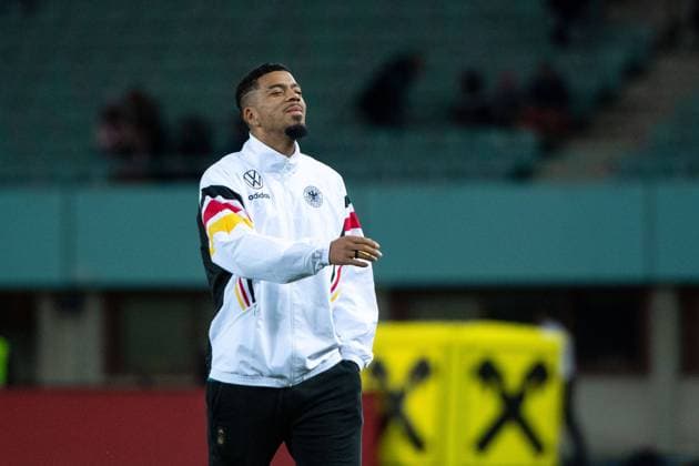 Benjamin Henrichs (Deutschland, 16), AUT, Oesterreich vs Deutschland, Fussball Nationalmannschaft Herren, Freundschaftsspiel, Saison 2023 2024, 21.11.2023 DFB regulations prohibit any use of photographs as image sequences and or quasi-video AUT, Oesterreich vs Deutschland, Fussball Nationalmannschaft Herren, Freundschaftsspiel, Saison 2023 2024, 21.11.2023 Wien Copyright: xEibner-Pressefoto Memmlerx EP_MMR