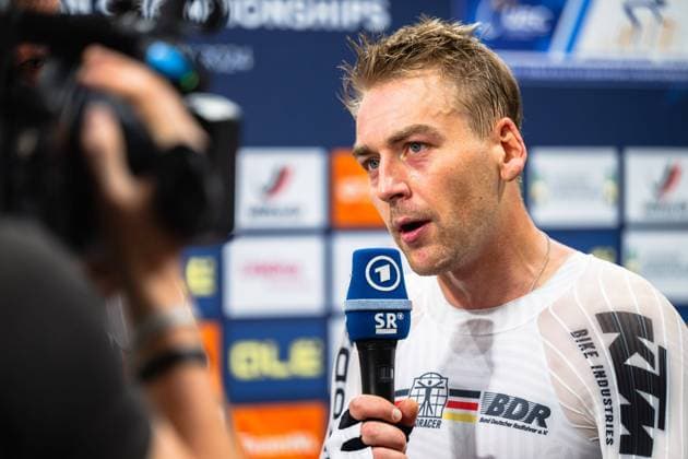 UEC Track cycling, Rad, Radsport, Bahnrad, Bahn European Championships, Apeldoorn (NED), 11.01.2024 Theo Reinhardt (GER), Madison Herren, UEC Track Cycling European Championships, Apeldoorn (NED), 11.01.2024 Copyright: xBEAUTIFULxSPORTS Hilgerx