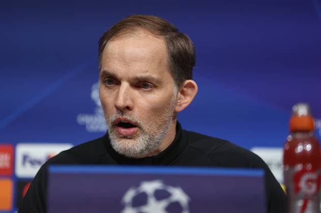 München, Deutschland 04. März 2024: Fussball, Herren, Bundesliga, Saison 2023 2024, FC Bayern München, Pressekonferenz Hier im Bild Thomas Tuchel, Trainer (FC Bayern München) auf der Pressekonferenz, erstaunt, Mund offen, staunen