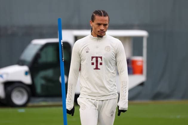 Leroy Sane (FC Bayern Muenchen, 10), Abschlusstraining. FC Bayern Muenchen, Fussball, UEFA Champions League, Achtelfinale Rueckspiel, Saison 23 24, 04.03.2024, Abschlusstraining. FC Bayern Muenchen, Fussball, UEFA Champions League, Achtelfinale Rueckspiel, Saison 23 24, 04.03.2024 Muenchen Copyright: xEibner-Pressefoto JennixMaulx EP_JML
