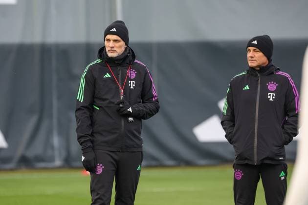 Thomas Tuchel (FC Bayern Muenchen, Cheftrainer), Abschlusstraining. FC Bayern Muenchen, Fussball, UEFA Champions League, Achtelfinale Rueckspiel, Saison 23 24, 04.03.2024, Abschlusstraining. FC Bayern Muenchen, Fussball, UEFA Champions League, Achtelfinale Rueckspiel, Saison 23 24, 04.03.2024 Muenchen Copyright: xEibner-Pressefoto JennixMaulx EP_JML