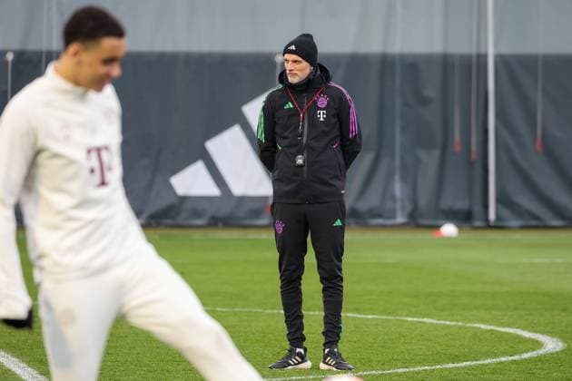 Thomas Tuchel (FC Bayern Muenchen, Cheftrainer), Abschlusstraining. FC Bayern Muenchen, Fussball, UEFA Champions League, Achtelfinale Rueckspiel, Saison 23 24, 04.03.2024, Abschlusstraining. FC Bayern Muenchen, Fussball, UEFA Champions League, Achtelfinale Rueckspiel, Saison 23 24, 04.03.2024 Muenchen Copyright: xEibner-Pressefoto JennixMaulx EP_JML