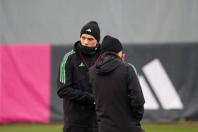 Thomas Tuchel (FC Bayern Muenchen, Cheftrainer), Abschlusstraining. FC Bayern Muenchen, Fussball, UEFA Champions League, Achtelfinale Rueckspiel, Saison 23 24, 04.03.2024, Abschlusstraining. FC Bayern Muenchen, Fussball, UEFA Champions League, Achtelfinale Rueckspiel, Saison 23 24, 04.03.2024 Muenchen Copyright: xEibner-Pressefoto JennixMaulx EP_JML