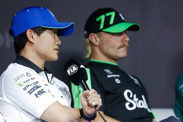 TSUNODA Yuki (jap), Visa Cash App RB F1 Team VCARB 01, portrait, press conference, PK, Pressekonferenz during the Formula 1 STC Saudi Arabian Grand Prix 2024, 2nd round of the 2024 Formula One World Championship, WM, Weltmeisterschaft from March 7 to 9, 2024 on the Jeddah Corniche Circuit, in Jeddah, Saudi Arabia - F1 - SAUDI ARABIAN GRAND PRIX 2024 DPPI Panoramic 240306_R02_SAUDI__LF_9673
