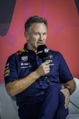 HORNER Christian (gbr), Team Principal of Red Bull Racing, portrait, press conference, PK, Pressekonferenz during the Formula 1 STC Saudi Arabian Grand Prix 2024, 2nd round of the 2024 Formula One World Championship, WM, Weltmeisterschaft from March 7 to 9, 2024 on the Jeddah Corniche Circuit, in Jeddah, Saudi Arabia - F1 - SAUDI ARABIAN GRAND PRIX 2024 DPPI Panoramic 240307_R02_SAUDI__LF39008