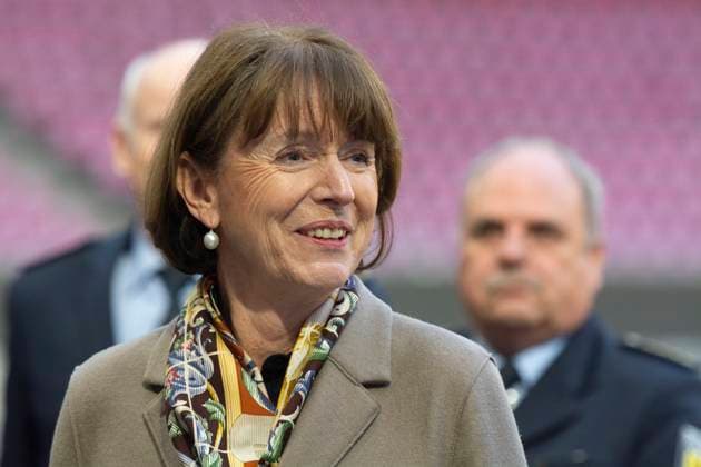 Nancy Faeserï¼aFederal Minister Of The Interior, Visits Rhein Energie Stadium 99 Days Before The UEFA EURO, EM, Europameisterschaft,Fussball 2024 Henriette Reker, the mayor of Cologne, is visiting the RheinEnergieStadion with Nancy Faeser, the Federal Minister of the Interior, in Cologne, Germany, on March 7, 2024. Cologne Germany Copyright: xYingxTangx originalFilename:tang-notitle240307_npSka.jpg