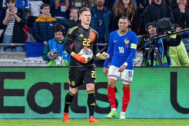 Marc-Andre ter Stegen (Deutschland, 22) Kylian Mbappe (Frankreich, 10) Frankreich vs. Deutschland, Herren, Fussball, Testspiel, 22.03.2024 Frankreich vs. Deutschland, Herren, Fussball, Testspiel, 22.03.2024 Lyonn Copyright: xEibner-Pressefoto BahhoxKarax EP_FRA