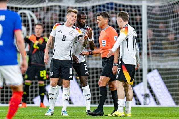 Toni Kroos (Germany, 8) Florian Wirtz (Deutschland, 17) Antonio Ruediger (Deutschland, 2) Frankreich vs. Deutschland, Herren, Fussball, Testspiel, 22.03.2024 Frankreich vs. Deutschland, Herren, Fussball, Testspiel, 22.03.2024 Lyonn Copyright: xEibner-Pressefoto BahhoxKarax EP_FRA