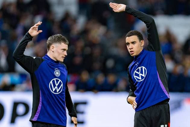 Jamal Musiala (Deutschland, 10) Florian Wirtz (Deutschland, 17) Frankreich vs. Deutschland, Herren, Fussball, Testspiel, 23.03.2024 Frankreich vs. Deutschland, Herren, Fussball, Testspiel, 23.03.2024 Lyonn Copyright: xEibner-Pressefoto BahhoxKarax EP_FRA