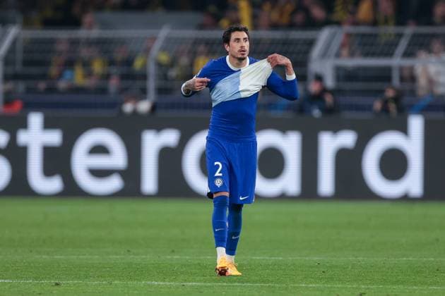 16.04.2024, Fussball, Saison 2023 2024, UEFA Champions League, UCL, Viertelfinale, Runde 2, Rueckspiel, Borussia Dortmund - Atletico Madrid, Jose Maria Gimenez (Atletico Madrid), Dortmund Signal Iduna Park NRW Deutschland xRHR-FOTO DEx Copyright: DennisxEwert RHR-FOTOx RHR-FOTO DE