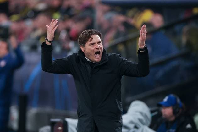 16.04.2024, Fussball, Saison 2023 2024, UEFA Champions League, UCL, Viertelfinale, Runde 2, Rueckspiel, Borussia Dortmund - Atletico Madrid, Trainer Edin Terzic (Borussia Dortmund) feuert die Fans an, Dortmund Signal Iduna Park NRW Deutschland xRHR-FOTO DEx Copyright: DennisxEwert RHR-FOTOx RHR-FOTO DE