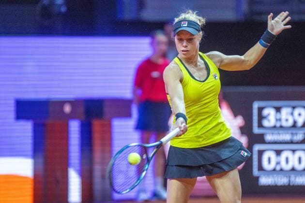 Laura Siegemund (GER). xettx,Deutschland, Stuttgart, 17.04.2024, Tennis, Porsche Tennis Grand Prix, Day 5, 2024, Runde 1, M.Kostyuk-L.Siegemund, Porsche Arena Foto: A2 Bildagentur Peter Hartenfelser