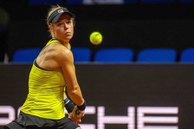 Laura Siegemund (GER). xettx,Deutschland, Stuttgart, 17.04.2024, Tennis, Porsche Tennis Grand Prix, Day 5, 2024, Runde 1, M.Kostyuk-L.Siegemund, Porsche Arena Foto: A2 Bildagentur Peter Hartenfelser