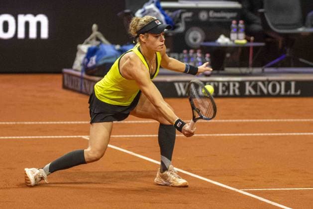 Laura Siegemund (GER). xettx,Deutschland, Stuttgart, 17.04.2024, Tennis, Porsche Tennis Grand Prix, Day 5, 2024, Runde 1, M.Kostyuk-L.Siegemund, Porsche Arena Foto: A2 Bildagentur Peter Hartenfelser