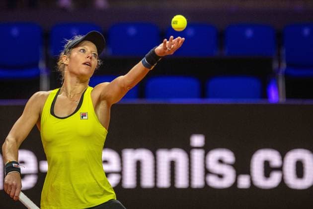 Laura Siegemund (GER). xettx,Deutschland, Stuttgart, 17.04.2024, Tennis, Porsche Tennis Grand Prix, Day 5, 2024, Runde 1, M.Kostyuk-L.Siegemund, Porsche Arena Foto: A2 Bildagentur Peter Hartenfelser