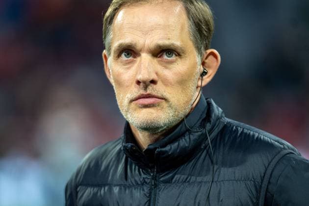 Thomas Tuchel (FC Bayern Muenchen, Chef-Trainer), GER, FC Bayern Muenchen (FCB) vs. FC Arsenal (ARS), Fussball, UEFA Champions League, Viertelfinal Rueckspiel, Saison 2023 2024, 17.04.2024, DFB DFL regulations prohibit any use of photographs as image sequences and or quasi-video., GER, FC Bayern Muenchen (FCB) vs. FC Arsenal (ARS), Fussball, UEFA Champions League, Viertelfinal Rueckspiel, Saison 2023 2024, 17.04.2024 Muenchen Copyright: xEibner-Pressefoto SaschaxWaltherx EP_EER