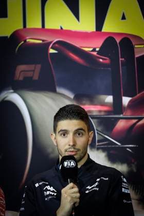 OCON Esteban (fra), Alpine F1 Team A524, portrait press conference, PK, Pressekonferenz during the Formula 1 Lenovo Chinese Grand Prix 2024, 5th round of the 2024 Formula One World Championship, WM, Weltmeisterschaft from April 19 to 21, 2024 on the Shanghai International Circuit, in Shanghai, China - F1 - CHINESE GRAND PRIX 2024 DPPI Panoramic 01074