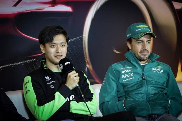 press conference, PK, Pressekonferenz ZHOU Guanyu (chi), Stake F1 Team Kick Sauber C44, portrait, during the Formula 1 Lenovo Chinese Grand Prix 2024, 5th round of the 2024 Formula One World Championship, WM, Weltmeisterschaft from April 19 to 21, 2024 on the Shanghai International Circuit, in Shanghai, China - F1 - CHINESE GRAND PRIX 2024 DPPI Panoramic 00696