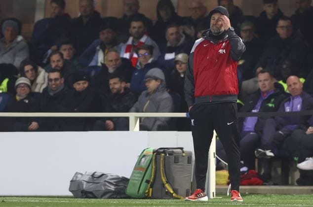Liverpool manager Jurgen Klopp shows a look of dejection Atalanta v Liverpool, UEFA Europa League, Quarter Final, Second Leg, Football, Gewiss Stadium, Bergamo, Italy - 18 Apr 2024 EDITORIAL USE ONLY No use with unauthorised audio, video, data, fixture lists, club league logos or live services. Online in-match use limited to 120 images, no video emulation. No use in betting, games or single club league player publications. Copyright: xKieranxMcManus Shutterstockx 14438415bz