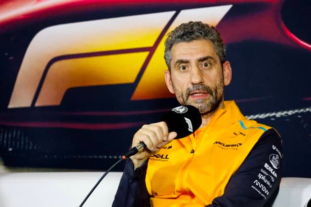 STELLA Andrea (ita), Team Principal of McLaren F1 Team, portrait press conference, PK, Pressekonferenz during the Formula 1 Lenovo Chinese Grand Prix 2024, 5th round of the 2024 Formula One World Championship, WM, Weltmeisterschaft from April 19 to 21, 2024 on the Shanghai International Circuit, in Shanghai, China - F1 - CHINESE GRAND PRIX 2024 DPPI Panoramic 03948