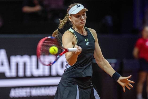 Elena Rybakina (KAZ). xettx, Deutschland, Stuttgart, 21.04.2024, Tennis, Porsche Tennis Grand Prix, Day 9, 2024, Finale, E.Rybakina-M.Kostyuk, Porsche Arena Foto: A2 Bildagentur Peter Hartenfelser