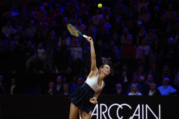 Marta Kostyuk (UKR). xettx, Deutschland, Stuttgart, 21.04.2024, Tennis, Porsche Tennis Grand Prix, Day 9, 2024, Finale, E.Rybakina-M.Kostyuk, Porsche Arena Foto: A2 Bildagentur Peter Hartenfelser