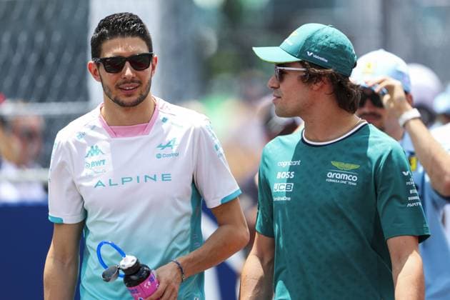 OCON Esteban (fra), Alpine F1 Team A524, STROLL Lance (can), Aston Martin F1 Team AMR24, portrait during the Formula 1 Crypto.com Miami Grand Prix 2024, 6th round of the 2024 Formula One World Championship, WM, Weltmeisterschaft from May 3 to 5, 2024 on the Miami International Autodrome, in Miami, United States of America - F1 - MIAMI GRAND PRIX 2024 DPPI Panoramic 240505_R06_MIAMI_DP_AV3_9523