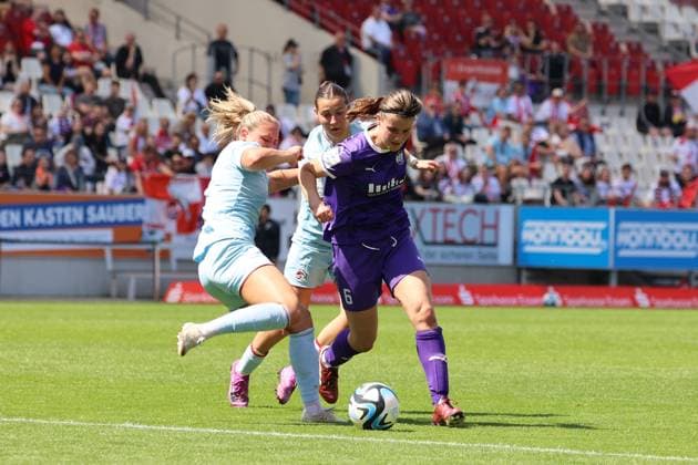 GER, SGS Essen vs. 1.FC Koeln, Fussball, Google Pixel Frauen-Bundesliga, 21. Spieltag, Spielzeit 2023 2024, 11.05.2024 Katharina Piljic (SGS Essen, 6) DFL REGULATIONS PROHIBIT ANY USE OF PHOTOGRAPHS AS IMAGE SEQUENCES AND OR QUASI-VIDEO GER, SGS Essen vs. 1.FC Koeln, Fussball, Google Pixel Frauen-Bundesliga, 21. Spieltag, Spielzeit 2023 2024, 11.05.2024 Essen Copyright: xEibner-Pressefoto xFrankxZeisingx EP_FZG