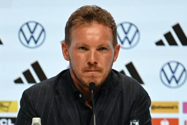 Bundestrainer Julian Nagelmann, GER, DFB Pressekonferenz , Fussball Herren, Vorstellung des vorlaeufugen EM-Kaders, UEFA EM 2024, 16.05.2024. GER, DFB Pressekonferenz , Fussball Herren, Vorstellung des vorlaeufugen EM-Kaders, UEFA EM 2024, 16.05.2024. Berlin Copyright: xEibner-Pressefotox xClaudiusxRauchx EP_CRH