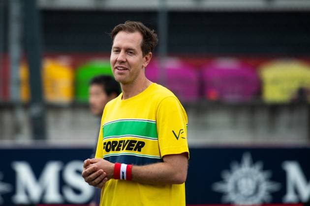Sebastian Vettel (Deutschland, Rennfahrer) beim Forever Senna Gedenklauf fuer den 1994 toedlich verunglueckten Ayrton Senna (Brasilien), ITA, Formel 1 Weltmeisterschaft, Grand Prix Emilia-Romagna Imola, Autodromo Enzo e Dino Ferrari, Media Day, 16.05.2024 ITA, Formel 1 Weltmeisterschaft, Grand Prix Emilia-Romagna Imola, Autodromo Enzo e Dino Ferrari, Media Day, 16.05.2024 Imola Copyright: xEibner-Pressefoto Memmlerx EP_MMR