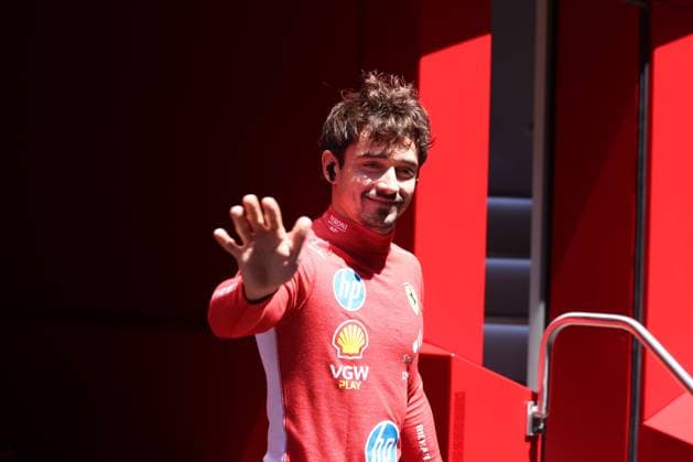 16Charles Leclerc (Scuderia Ferrari HP, 16), Freies Training 1, FP1 ,ITA, Formel 1 Weltmeisterschaft, Grand Prix Emilia-Romagna Imola, Autodromo Enzo e Dino Ferrari, Media Day, 17.05.2024 ITA, Formel 1 Weltmeisterschaft, Grand Prix Emilia-Romagna Imola, Autodromo Enzo e Dino Ferrari, Media Day, 17.05.2024 Imola Copyright: xEibner-Pressefoto AnnikaxGrafx EP_AGF