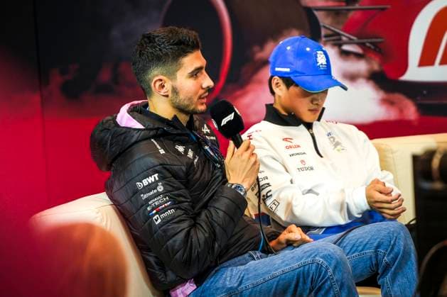 OCON Esteban (fra), Alpine F1 Team A524, TSUNODA Yuki (jap), Visa Cash App RB F1 Team VCARB 01, portrait, press conference, PK, Pressekonferenz during the Formula 1 Grand Prix de Monaco 2024, 8th round of the 2024 Formula One World Championship, WM, Weltmeisterschaft from May 23 to 26, 2024 on the Circuit de Monaco, in Monaco - F1 - MONACO GRAND PRIX 2024 DPPI Panoramic 240523_R08_MONACO_DP_DSC01097