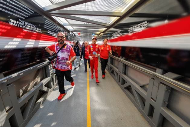 Charles Leclerc (Scuderia Ferrari HP, 16) nach der Pole Position, Grosser Preis von Monaco, Motorsport, Formel 1, Saison 2023, 25.05.2024 Grosser Preis von Monaco, Motorsport, Formel 1, Saison 2023, 25.05.2024 Monte Carlo Copyright: xEibner-Pressefoto AlexanderxNeisx EP_ANS