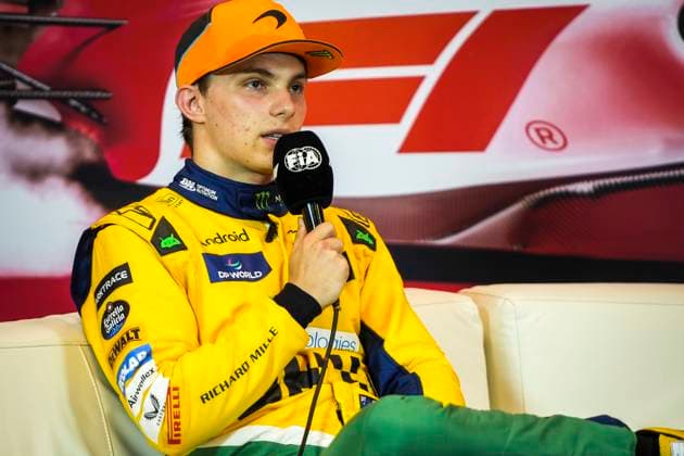 PIASTRI Oscar (aus), McLaren F1 Team MCL38, portrait, press conference, PK, Pressekonferenz during the Formula 1 Grand Prix de Monaco 2024, 8th round of the 2024 Formula One World Championship, WM, Weltmeisterschaft from May 23 to 26, 2024 on the Circuit de Monaco, in Monaco - F1 - MONACO GRAND PRIX 2024 DPPI Panoramic 240525_R08_MONACO_DP_DSC08996