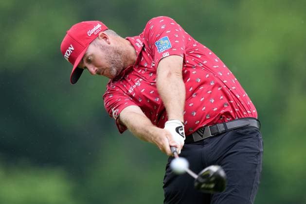 June 2, 2024, Hamilton, On, CANADA: Taylor Pendrith, of Richmond Hill, Ont., tees off during the final round of the Canadian Open in Hamilton, Ont., Sunday, June 2, 2024. Canada News - June 2, 2024 - ZUMAc35_ 20240602_zaf_c35_003 Copyright: xNathanxDenettex