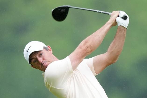 June 2, 2024, Hamilton, On, CANADA: Rory McIlroy, of Northern Ireland, tees off on the fourth hole during the final round of the Canadian Open in Hamilton, Ont., Sunday, June 2, 2024. Canada News - June 2, 2024 - ZUMAc35_ 20240602_zaf_c35_013 Copyright: xNathanxDenettex