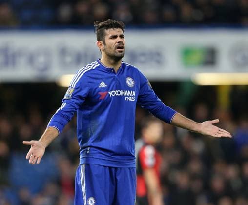 Chelsea s Diego Costa looks on dejected..Barclays Premier League - Chelsea v AFC Bournemouth - Stamford Bridge - England - 5th December 2015 - Picture David Klein Sportimage Dec. 5, 2015 - London, United Kingdom - Chelsea s Diego Costa looks on dejected..Barclays Premier League - Chelsea v AFC Bournemouth - Stamford Bridge - England - 5th December 2015 - Picture David Klein Sportimage. London United Kingdom EDITORIAL USE ONLY Copyright: xx ZUMA-20151205_zaf_si1_105.jpg DavidxKleinx csmphototwo204334