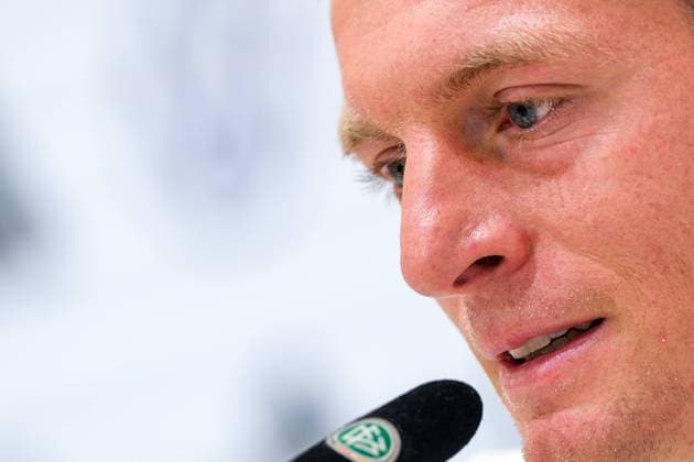 Toni Kroos (Deutschland , 08), GER, DFB, Pressekonferenz, Fussball Herren Nationalmannschaft Deutschland, UEFA Fussball Europameisterschaft 2024,Herzogenaurach 11.06.2024. GER, DFB, Pressekonferenz, Fussball Herren Nationalmannschaft Deutschland, UEFA Fussball Europameisterschaft 2024,Herzogenaurach 11.06.2024. Herzogenaurach Copyright: xEibner-Pressefoto FlorianxWieganx EP_FWD