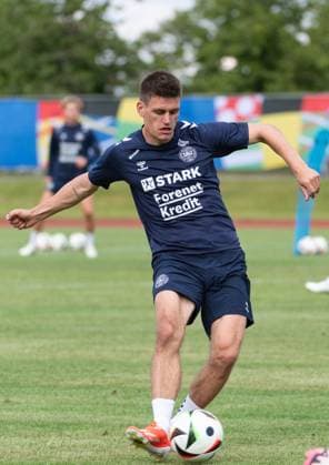 EURO 2024, Nationalteam Dänemark, Training Joakim Maehle Pedersen (Daenemark, 05) Oeffentliches Training Nationalmannschaft Daenemark, UEFA Fussball Europameisterschaft 2024, Herren, EM 2024, GER, 11.06.2024, Oeffentliches Training Nationalmannschaft Daenemark, UEFA Fussball Europameisterschaft 2024, Herren, EM 2024, GER, 11.06.2024 Freudenstadt Copyright: xEibner-Pressefoto WolfgangxFrankx EP_WFK
