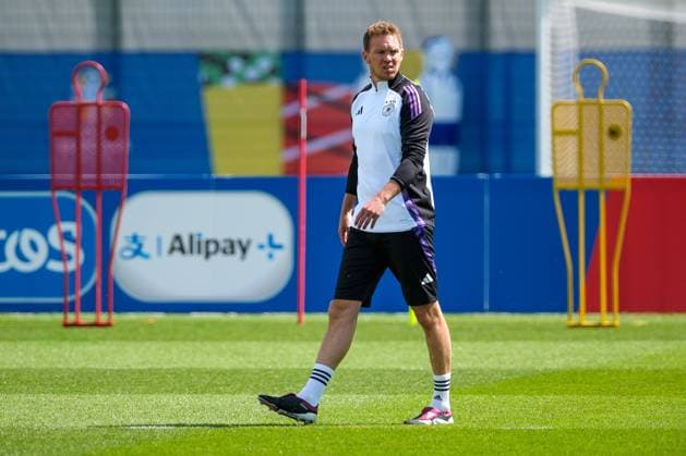 Julian Nagelsmann (Deutschland , Trainer), GER, Abschlusstraining MD-1, Maenner Nationalmannschaft vor Deutschland vs Schottland, UEFA Europameisterschaft 2024, Fussball, Herzogenaurach, 13.06.2024. GER, Abschlusstraining MD-1, Maenner Nationalmannschaft vor Deutschland vs Schottland, UEFA Europameisterschaft 2024, Fussball, Herzogenaurach, 13.06.2024. Herzogenaurach Copyright: xEibner-Pressefoto FlorianxWieganx EP_FWD