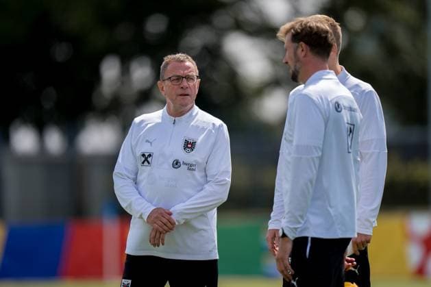 EURO 2024, Nationalteam Österreich, Training SOCCER - UEFA EURO, EM, Europameisterschaft,Fussball 2024 BERLIN,GERMANY,13.JUN.24 - SOCCER -UEFA EURO 2024, OEFB, Oesterreichischer Fussball-Bund, training. Image shows head coach Ralf Rangnick (AUT). GEPAxpictures xJohannesxFriedl