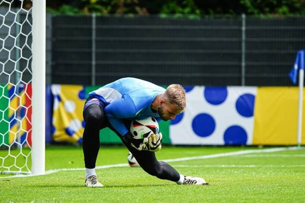 Vitezslav Jaros (Tschechien, 23) GER, Training Tschechien, Fussball Europameisterschaft, UEFA EURO, EM, Europameisterschaft,Fussball 2024, 14.06.2024 GER, Training Tschechien, Fussball Europameisterschaft, UEFA Euro 2024, 14.06.2024 Norderstedt Copyright: xEibner-Pressefoto MarcelxvonxFehrnx EP_MFN