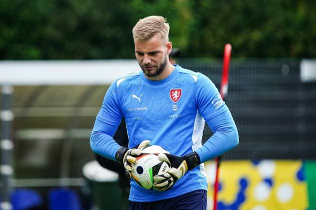 Vitezslav Jaros (Tschechien, 23) GER, Training Tschechien, Fussball Europameisterschaft, UEFA EURO, EM, Europameisterschaft,Fussball 2024, 14.06.2024 GER, Training Tschechien, Fussball Europameisterschaft, UEFA Euro 2024, 14.06.2024 Norderstedt Copyright: xEibner-Pressefoto MarcelxvonxFehrnx EP_MFN