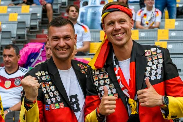 GER, UEFA Euro 2024, Gruppe A, Deutschland (GER) vs Schottland (SCO) 14.06.2024, Allianz Arena, Muenchen, GER, UEFA Euro 2024, Gruppe A, Deutschland (GER) vs Schottland (SCO) , im Bild Fans der Deutschen Nationalmannschaft