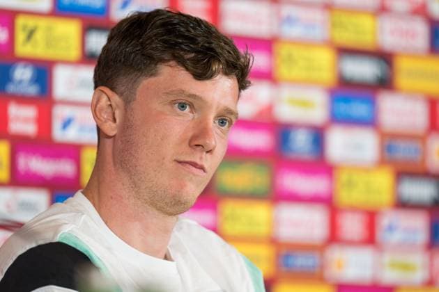 SOCCER - UEFA EURO, EM, Europameisterschaft,Fussball 2024 BERLIN,GERMANY,15.JUN.24 - SOCCER -UEFA EURO 2024, OEFB, Oesterreichischer Fussball-Bund, press conference, PK, Pressekonferenz Image shows Michael Gregoritsch (AUT). GEPAxpictures xJohannesxFriedl
